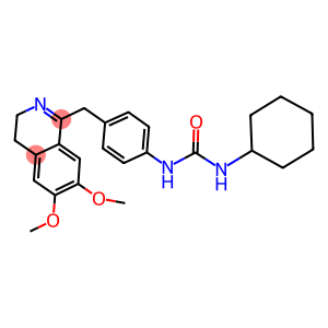 1-(4-((6,7-DIMETHOXY(3,4-DIHYDROISOQUINOLYL))METHYL)PHENYL)-3-CYCLOHEXYLUREA