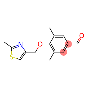 3,5-DIMETHYL-4-[(2-METHYL-1,3-THIAZOL-4-YL)METHOXY]BENZALDEHYDE