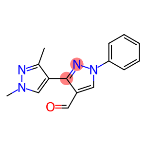 1',3'-DIMETHYL-1-PHENYL-1 H ,1' H-[3,4']BIPYRAZOLYL-4-CARBALDEHYDE