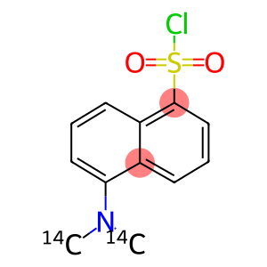 5-DIMETHYLAMINONAPHTHALENE 1-SULFONYLCHLORIDE, [METHYL14-C]