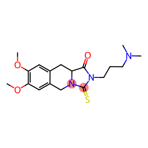 2-[3-(DIMETHYLAMINO)PROPYL]-7,8-DIMETHOXY-3-THIOXO-2,3,10,10A-TETRAHYDROIMIDAZO[1,5-B]ISOQUINOLIN-1(5H)-ONE