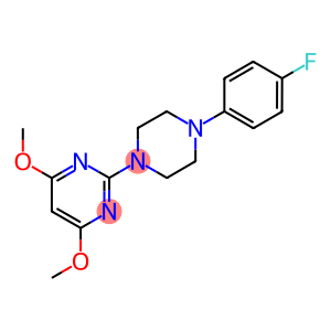 4,6-DIMETHOXY-2-[4-(4-FLUOROPHENYL)PIPERAZIN-1-YL]PYRIMIDINE