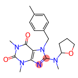 1,3-DIMETHYL-7-(4-METHYLBENZYL)-8-((TETRAHYDROFURAN-2-YL)METHYLAMINO)-1H-PURINE-2,6(3H,7H)-DIONE