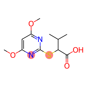 2-(4,6-DIMETHOXYPYRIMIDIN-2-YL)THIO-3-METHYLBUTANOIC ACID, METHYL ESTER