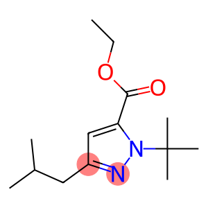 1-(1,1-DIMETHYLETHYL)-3-(2-METHYLPROPYL)-1H-PYRAZOLE-5-CARBOXYLICACIDETHYLESTER