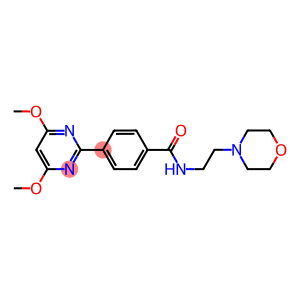 4-(4,6-DIMETHOXYPYRIMIDIN-2-YL)-N-(2-MORPHOLINOETHYL)BENZAMIDE