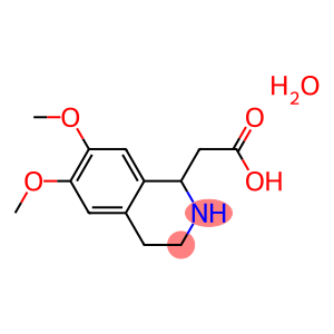 6,7-DIMETHOXY-1,2,3,4-TETRAHYDRO-1-ISOQUINOLINE ACETIC ACID MONOHYDRATE 99%