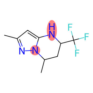 2,7-DIMETHYL-5-(TRIFLUOROMETHYL)-4,5,6,7-TETRAHYDROPYRAZOLO[1,5-A]PYRIMIDINE