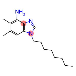 5,6-DIMETHYL-1-OCTYL-1H-1,3-BENZIMIDAZOL-4-AMINE