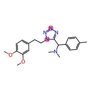 (1-(3,4-DIMETHOXYPHENETHYL)-1H-TETRAZOL-5-YL)-N,N-DIMETHYL(P-TOLYL)METHANAMINE