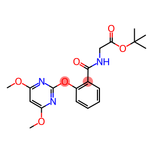 [2-[(4,6-DIMETHOXYPYRIMIDIN-2-YL)OXY]BENZAMIDO]ACETIC ACID, TERT-BUTYL ESTER