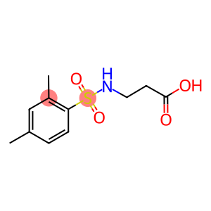 3-[[(2,4-DIMETHYLPHENYL)SULFONYL]AMINO]PROPANOIC ACID