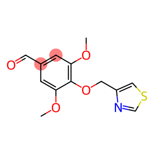 3,5-DIMETHOXY-4-(1,3-THIAZOL-4-YLMETHOXY)BENZALDEHYDE