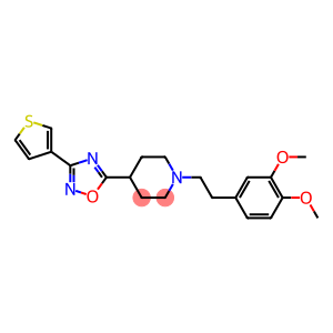 1-[2-(3,4-DIMETHOXYPHENYL)ETHYL]-4-[3-(3-THIENYL)-1,2,4-OXADIAZOL-5-YL]PIPERIDINE