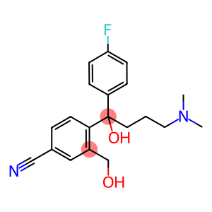 4-[4-(DIMETHYLAMINO)-1-(4-FLUOROPHENYL)-1-HYDROXYBUTYL]-3-(HYDROXYMETHYL)BENZONITRILE