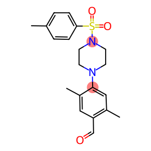 2,5-DIMETHYL-4-(4-[(4-METHYLPHENYL)SULFONYL]PIPERAZIN-1-YL)BENZALDEHYDE