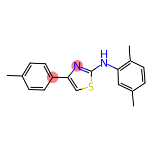 (2,5-DIMETHYL-PHENYL)-(4-P-TOLYL-THIAZOL-2-YL)-AMINE