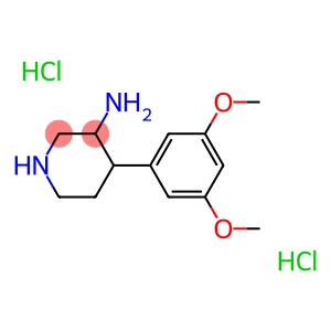 4-(3,5-DIMETHOXYPHENYL)PIPERIDIN-3-AMINE DIHYDROCHLORIDE