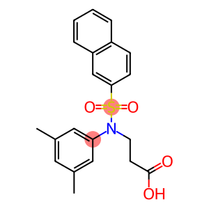 3-[(3,5-DIMETHYL-PHENYL)-(NAPHTHALENE-2-SULFONYL)-AMINO]-PROPIONIC ACID