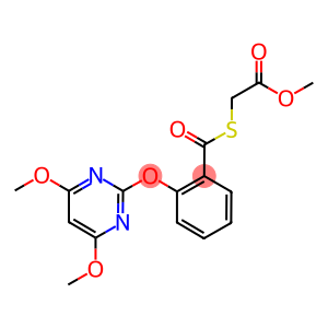 [[2-[(4,6-DIMETHOXYPYRIMIDIN-2-YL)OXY]BENZOYL]THIO]ACETIC ACID, METHYL ESTER