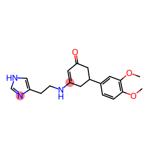 5-(3,4-DIMETHOXYPHENYL)-3-{[2-(1H-IMIDAZOL-4-YL)ETHYL]AMINO}CYCLOHEX-2-EN-1-ONE