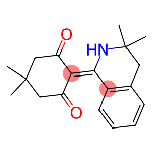 2-(3,3-DIMETHYL-3,4-DIHYDROISOQUINOLIN-1(2H)-YLIDENE)-5,5-DIMETHYLCYCLOHEXANE-1,3-DIONE