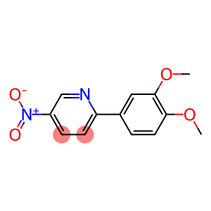 2-(3,4-DIMETHOXYPHENYL)-5-NITROPYRIDINE