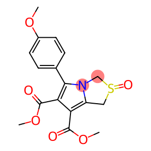 dimethyl 5-(4-methoxyphenyl)-2-oxo-2,3-dihydro-1H-2lambda~4~-pyrrolo[1,2-c][1,3]thiazole-6,7-dicarboxylate