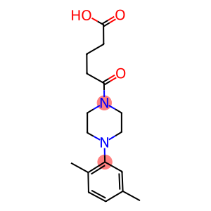 5-[4-(2,5-DIMETHYLPHENYL)PIPERAZIN-1-YL]-5-OXOPENTANOIC ACID