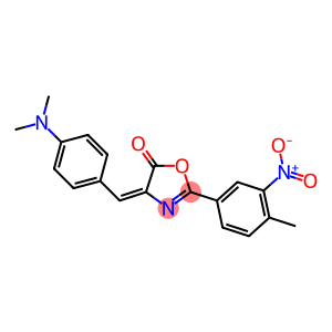 4-[4-(dimethylamino)benzylidene]-2-(4-methyl-3-nitrophenyl)-4,5-dihydro-1,3-oxazol-5-one