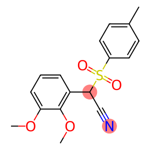 (2,3-DIMETHOXYPHENYL)[(4-METHYLPHENYL)SULFONYL]ACETONITRILE