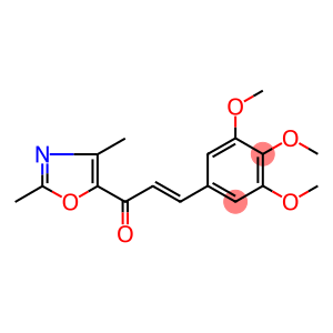 1-(2,4-DIMETHYL-1,3-OXAZOL-5-YL)-3-(3,4,5-TRIMETHOXYPHENYL)PROP-2-EN-1-ONE