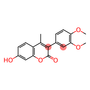 3(3',4'-DIMETHOXYPHENYL)-7-HYDROXY-4-METHYLCOUMARIN