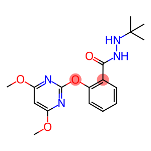 2-[(4,6-DIMETHOXYPYRIMIDIN-2-YL)OXY]BENZOIC ACID, 2-(TERT-BUTYL)HYDRAZIDE