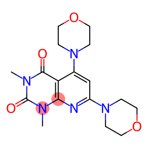 1,3-dimethyl-5,7-dimorpholino-1,2,3,4-tetrahydropyrido[2,3-d]pyrimidine-2,4-dione