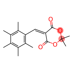 2,2-dimethyl-5-(2,3,4,5,6-pentamethylbenzylidene)-1,3-dioxane-4,6-dione