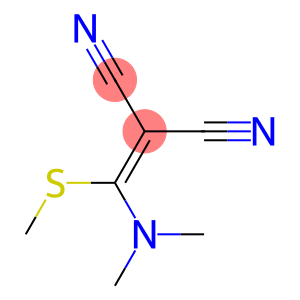 2-[(dimethylamino)(methylsulfanyl)methylene]malononitrile