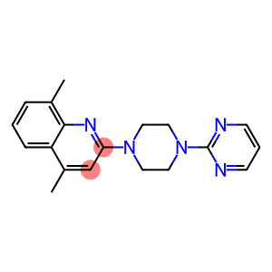 4,8-dimethyl-2-[4-(2-pyrimidinyl)piperazino]quinoline