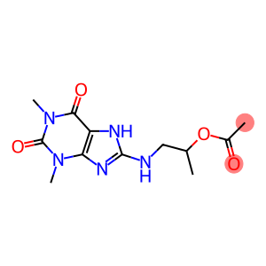 2-[(1,3-dimethyl-2,6-dioxo-2,3,6,7-tetrahydro-1H-purin-8-yl)amino]-1-methylethyl acetate