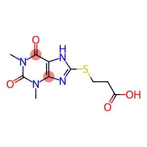 3-(1,3-DIMETHYL-2,6-DIOXO-2,3,6,7-TETRAHYDRO-1H-PURIN-8-YLSULFANYL)-PROPIONIC ACID