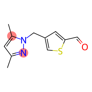 4-[(3,5-DIMETHYL-1H-PYRAZOL-1-YL)METHYL]-2-THIOPHENECARBALDEHYDE