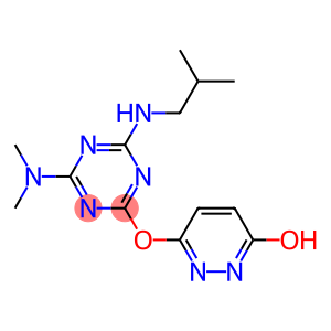 6-{[4-(DIMETHYLAMINO)-6-(ISOBUTYLAMINO)-1,3,5-TRIAZIN-2-YL]OXY}PYRIDAZIN-3-OL