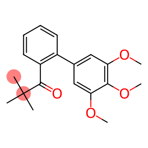 2,2-DIMETHYL-1-(3',4',5'-TRIMETHOXY-BIPHENYL-2-YL)-1-PROPANONE