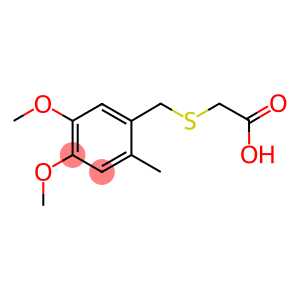 [(4,5-DIMETHOXY-2-METHYLBENZYL)THIO]ACETIC ACID