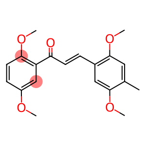 3-(2,5-DIMETHOXY-4-METHYLPHENYL)-1-(2,5-DIMETHOXYPHENYL)PROP-2-EN-1-ONE