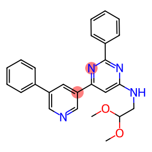 (2,2-DIMETHOXY-ETHYL)-[2-PHENYL-6-(5-PHENYL-PYRIDIN-3-YL)-PYRIMIDIN-4-YL]-AMINE