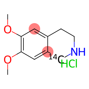 6,7-DIMETHOXY-1,2,3,4-TETRAHYDRO-ISOQUINOLINE HYDROCHLORIDE, [1-14C]