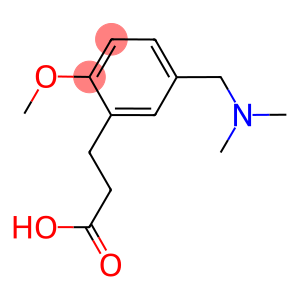 3-(5-[(DIMETHYLAMINO)METHYL]-2-METHOXYPHENYL)PROPANOIC ACID