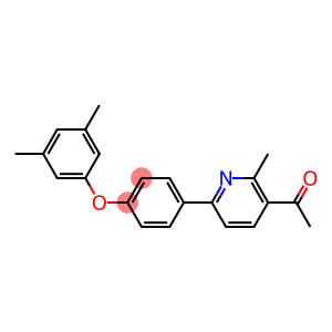 1-(6-(4-(3,5-DIMETHYLPHENOXY)PHENYL)-2-METHYLPYRIDIN-3-YL)ETHANONE