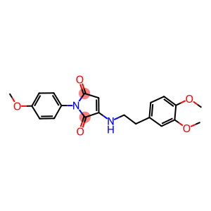 3-{[2-(3,4-DIMETHOXYPHENYL)ETHYL]AMINO}-1-(4-METHOXYPHENYL)-1H-PYRROLE-2,5-DIONE